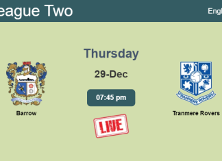 How to watch Barrow vs. Tranmere Rovers on live stream and at what time