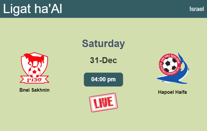 How to watch Bnei Sakhnin vs. Hapoel Haifa on live stream and at what time