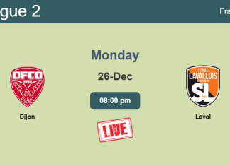 How to watch Dijon vs. Laval on live stream and at what time