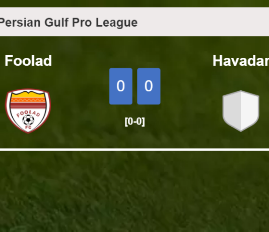 Foolad draws 0-0 with Havadar on Friday