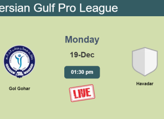 How to watch Gol Gohar vs. Havadar on live stream and at what time