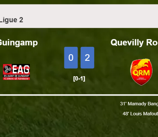 Quevilly Rouen prevails over Guingamp 2-0 on Friday
