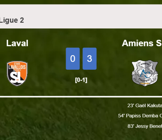 Amiens SC conquers Laval 3-0