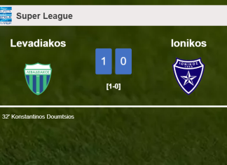 Levadiakos overcomes Ionikos 1-0 with a goal scored by K. Doumtsios