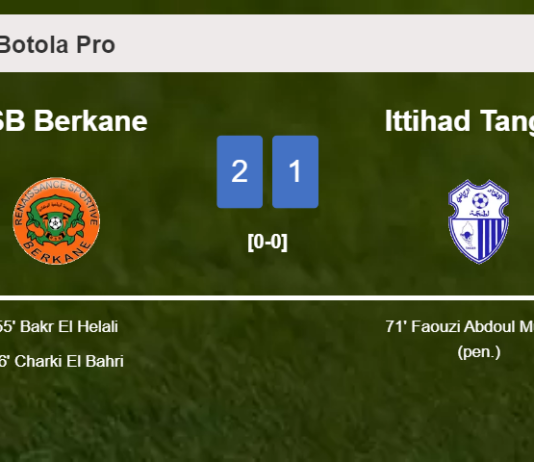 RSB Berkane overcomes Ittihad Tanger 2-1