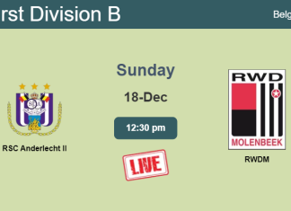 How to watch RSC Anderlecht II vs. RWDM on live stream and at what time