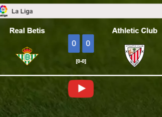 Real Betis draws 0-0 with Athletic Club on Thursday. HIGHLIGHTS