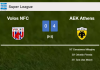 AEK Athens conquers Volos NFC 4-0 after playing a incredible match