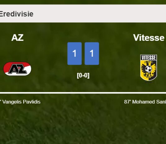 Vitesse snatches a draw against AZ