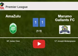 AmaZulu and Marumo Gallants FC draw 1-1 after Ranga Chivaviro didn't convert a penalty. HIGHLIGHTS