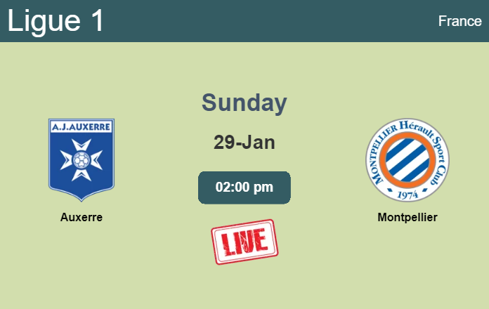 How to watch Auxerre vs. Montpellier on live stream and at what time