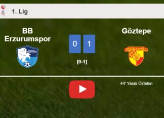 Göztepe defeats BB Erzurumspor 1-0 with a goal scored by Y. Öztekin. HIGHLIGHTS