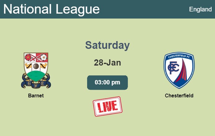 How to watch Barnet vs. Chesterfield on live stream and at what time