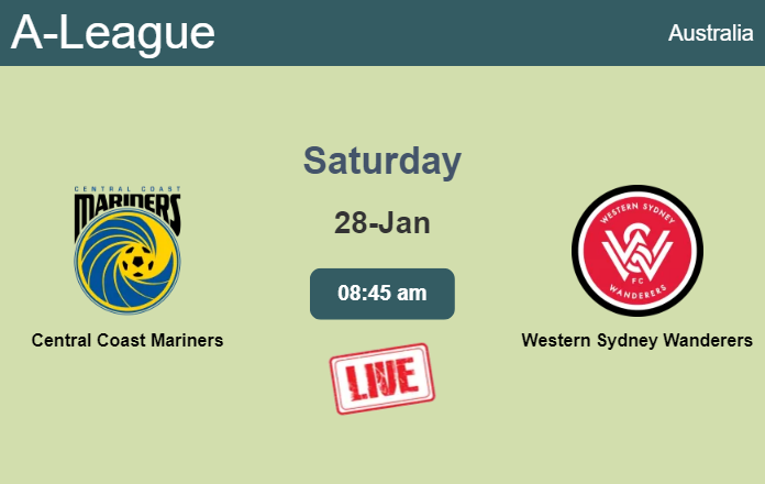 How to watch Central Coast Mariners vs. Western Sydney Wanderers on live stream and at what time