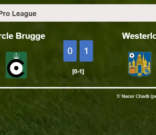 Westerlo overcomes Cercle Brugge 1-0 with a goal scored by N. Chadli