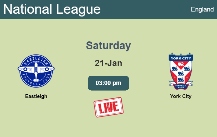 How to watch Eastleigh vs. York City on live stream and at what time