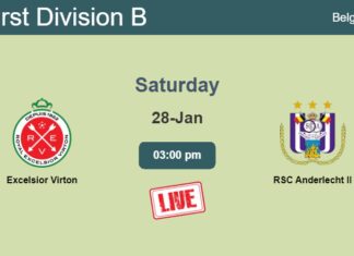 How to watch Excelsior Virton vs. RSC Anderlecht II on live stream and at what time