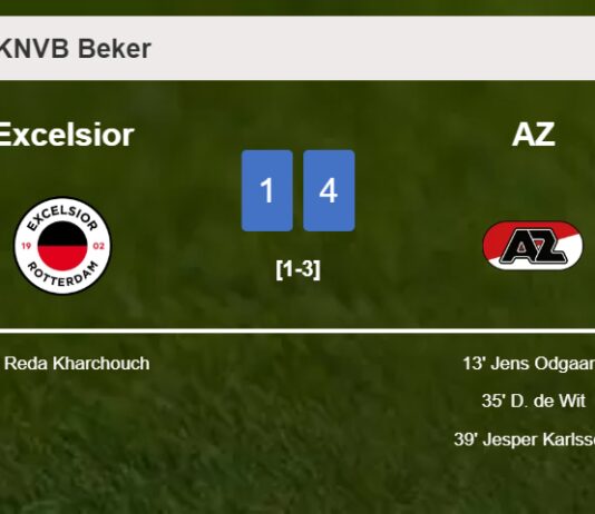 AZ beats Excelsior 4-1