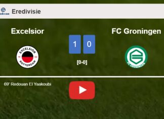 Excelsior beats FC Groningen 1-0 with a goal scored by R. El. HIGHLIGHTS