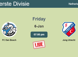 How to watch FC Den Bosch vs. Jong Utrecht on live stream and at what time