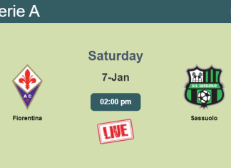 How to watch Fiorentina vs. Sassuolo on live stream and at what time