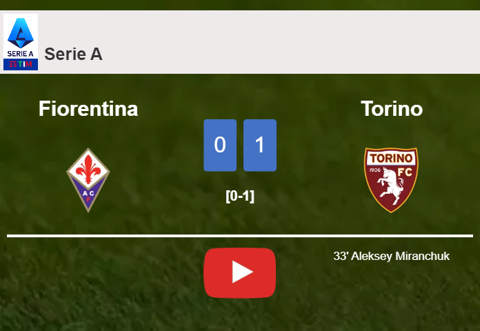 Fiorentina-Torino 0-1, Miranchuk sinks La Viola with stunner: Goal &  Highlights