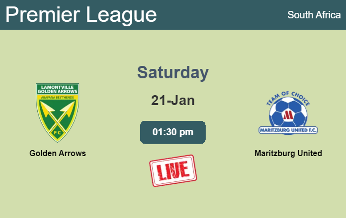 How to watch Golden Arrows vs. Maritzburg United on live stream and at what time