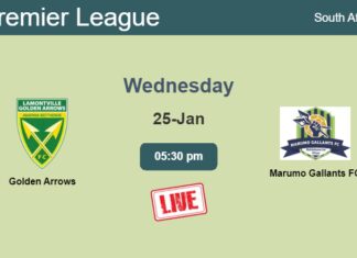How to watch Golden Arrows vs. Marumo Gallants FC on live stream and at what time