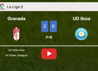 Granada surprises UD Ibiza with a 2-0 win. HIGHLIGHTS
