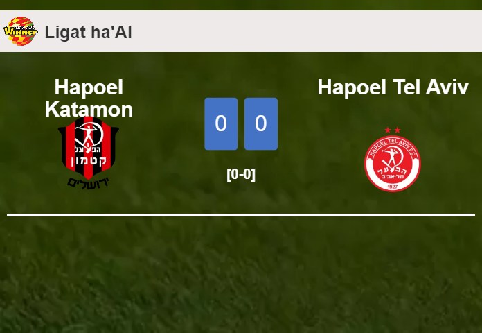 Hapoel Katamon draws 0-0 with Hapoel Tel Aviv on Saturday