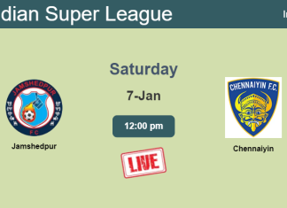 How to watch Jamshedpur vs. Chennaiyin on live stream and at what time