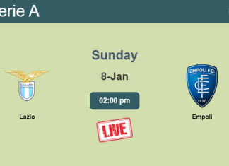 How to watch Lazio vs. Empoli on live stream and at what time