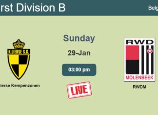 How to watch Lierse Kempenzonen vs. RWDM on live stream and at what time