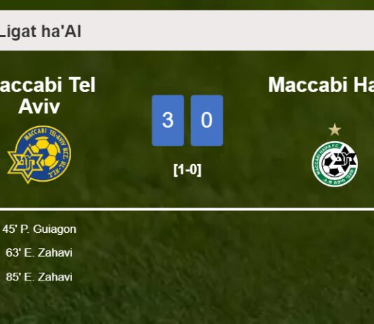 Maccabi Tel Aviv prevails over Maccabi Haifa 3-0