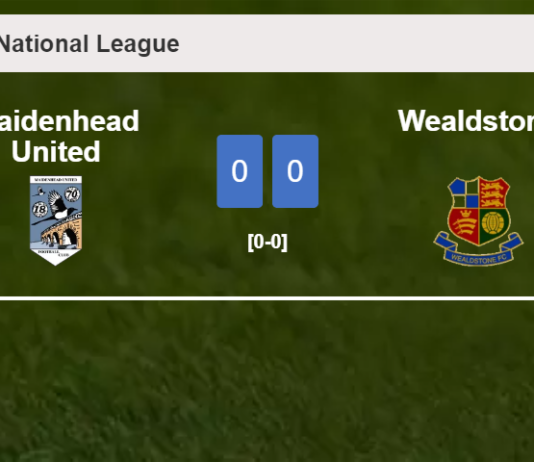 Maidenhead United draws 0-0 with Wealdstone on Sunday