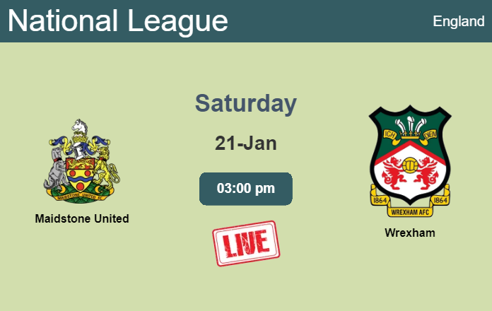 How to watch Maidstone United vs. Wrexham on live stream and at what time