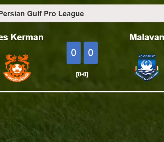 Mes Kerman draws 0-0 with Malavan on Saturday
