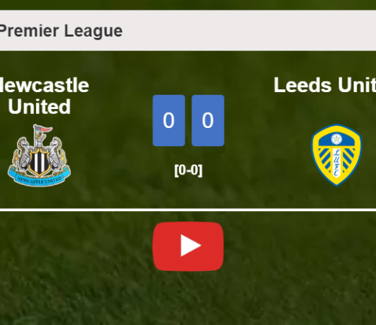 Leeds United stops Newcastle United with a 0-0 draw. HIGHLIGHTS