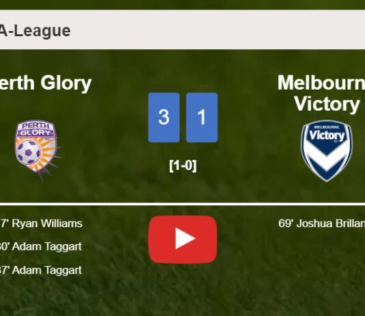Perth Glory conquers Melbourne Victory 3-1. HIGHLIGHTS