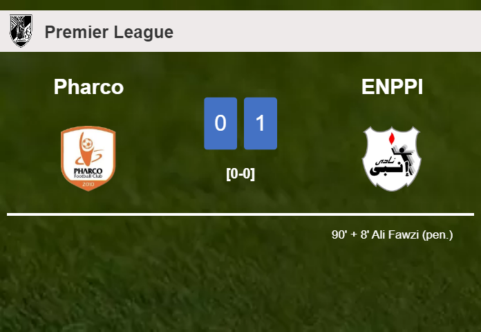 ENPPI tops Pharco 1-0 with a late goal scored by A. Fawzi