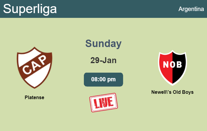 How to watch Platense vs. Newell's Old Boys on live stream and at what time
