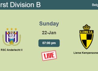 How to watch RSC Anderlecht II vs. Lierse Kempenzonen on live stream and at what time