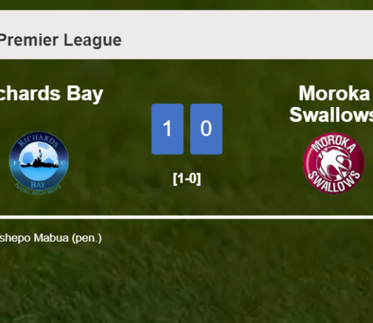 Richards Bay defeats Moroka Swallows 1-0 with a goal scored by T. Mabua