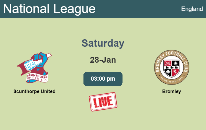 How to watch Scunthorpe United vs. Bromley on live stream and at what time
