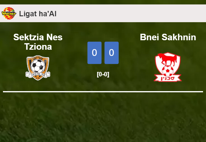 Sektzia Nes Tziona draws 0-0 with Bnei Sakhnin on Saturday