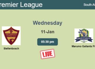 How to watch Stellenbosch vs. Marumo Gallants FC on live stream and at what time