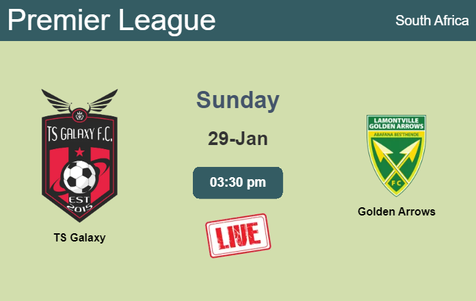 How to watch TS Galaxy vs. Golden Arrows on live stream and at what time