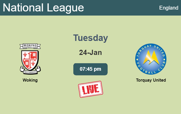 How to watch Woking vs. Torquay United on live stream and at what time