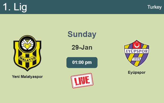 How to watch Yeni Malatyaspor vs. Eyüpspor on live stream and at what time