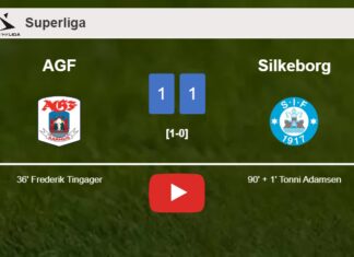 Silkeborg steals a draw against AGF. HIGHLIGHTS
